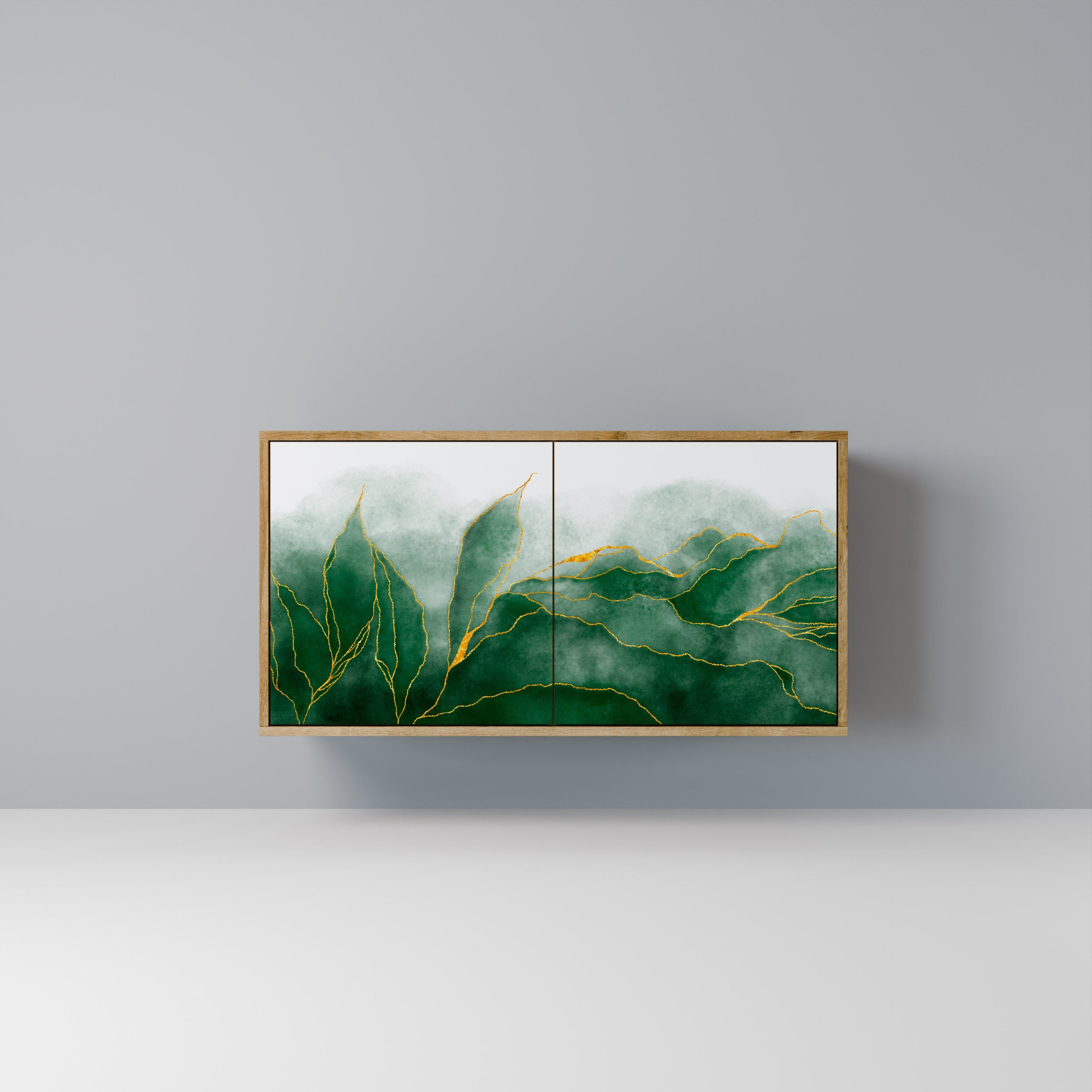 Μπουφές 2 θυρών EXPENSIVE NATURE σε όψη δρυός