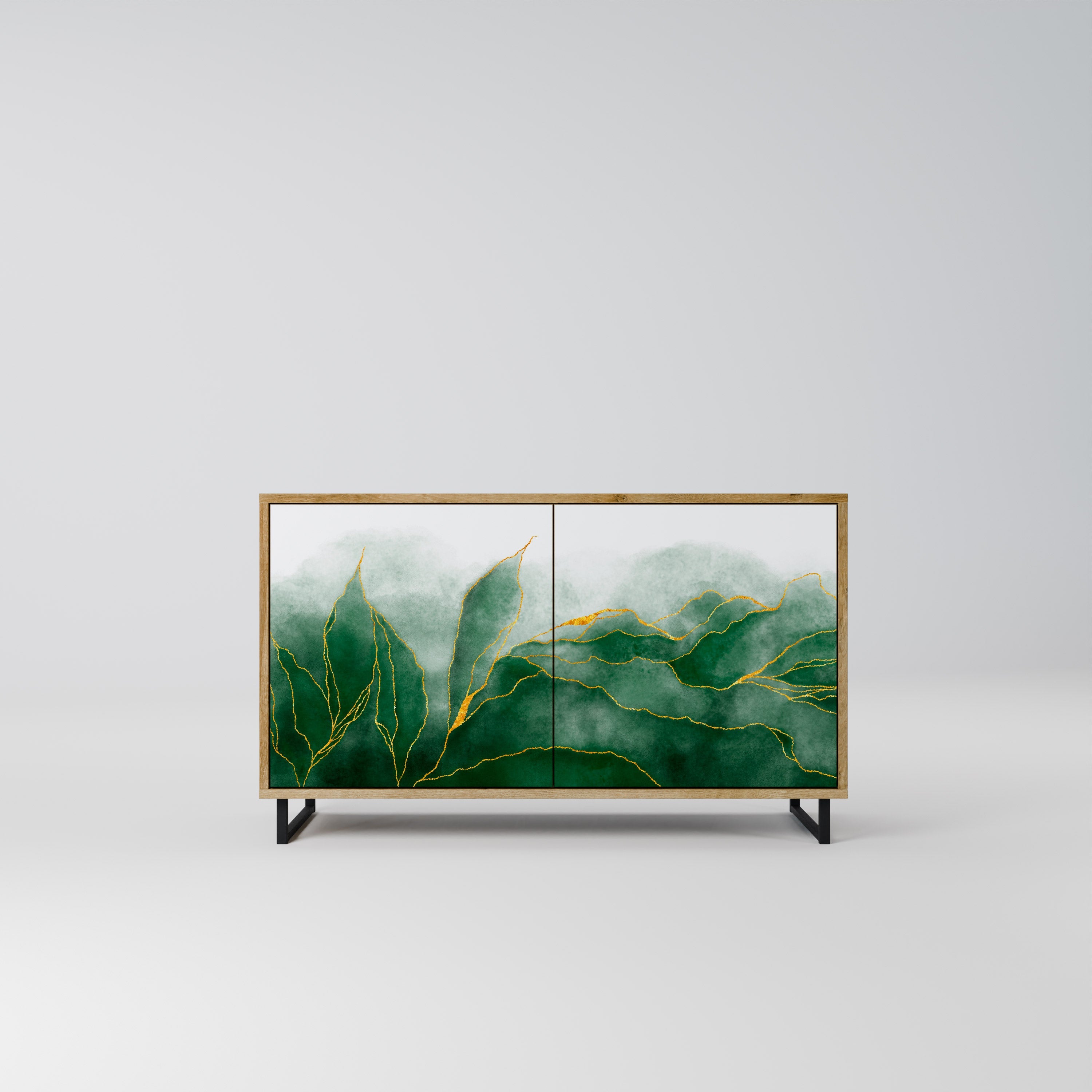 Μπουφές 2 θυρών EXPENSIVE NATURE σε όψη δρυός