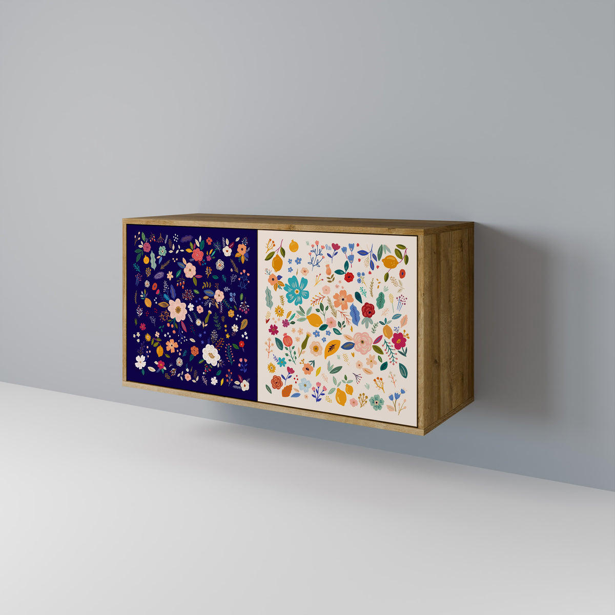 FLORAL COMBINATION Μπουφές 2-θυρών