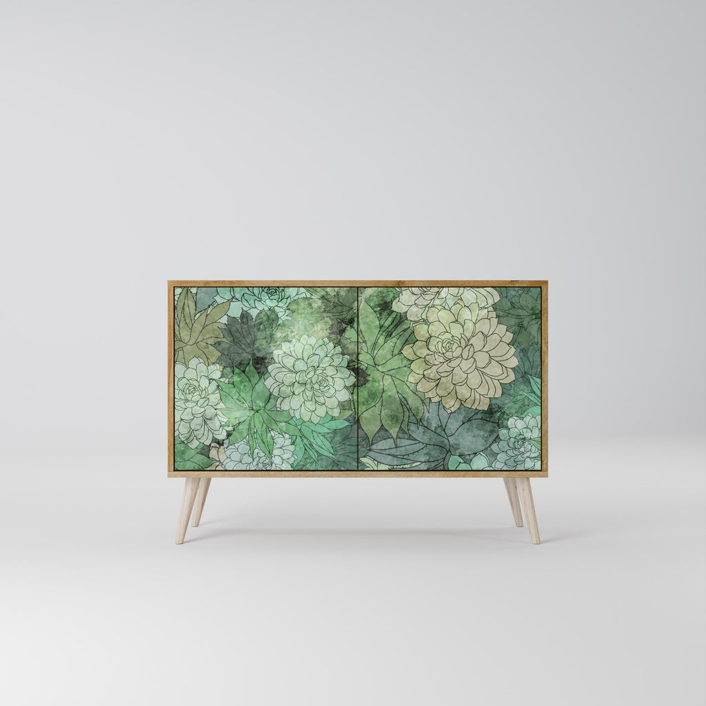 Μπουφές SUCCULENT CLUSTER με 2 πόρτες σε όψη δρυός