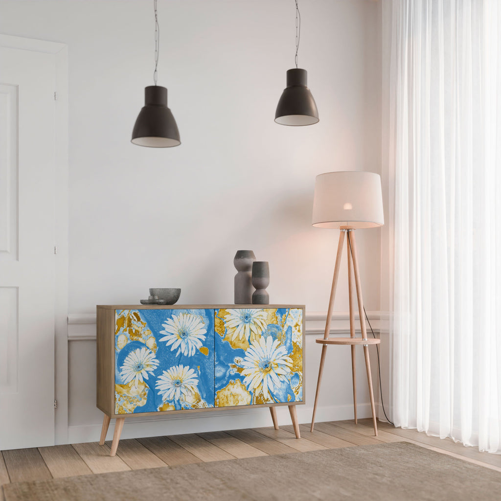Μπουφές DAISY LUXE με 2 πόρτες σε όψη δρυός