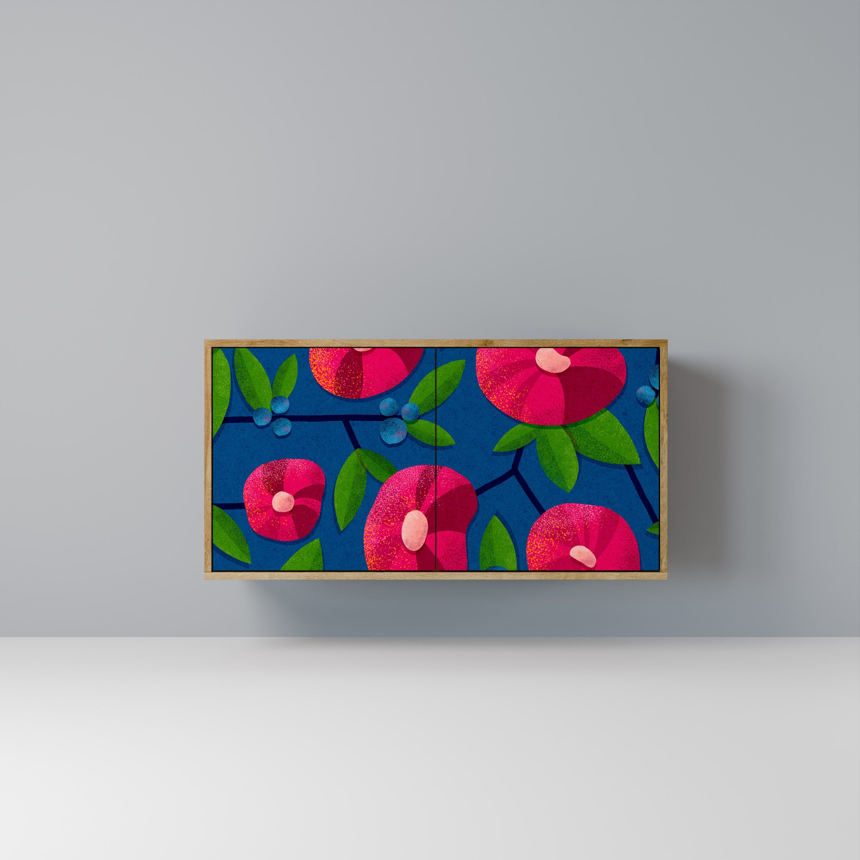 SPRING THOUGHTS Μπουφές 2 Πόρτων σε Απόχρωση Δρυός