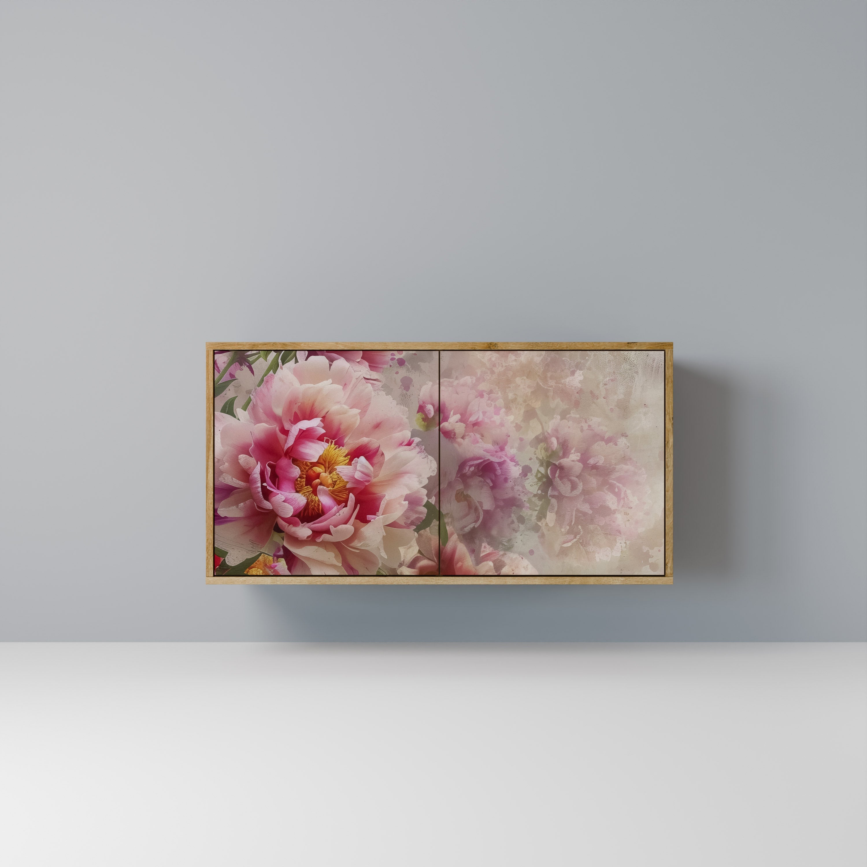 PEONY WHISPER 2-Door Sideboard in Oak Effect