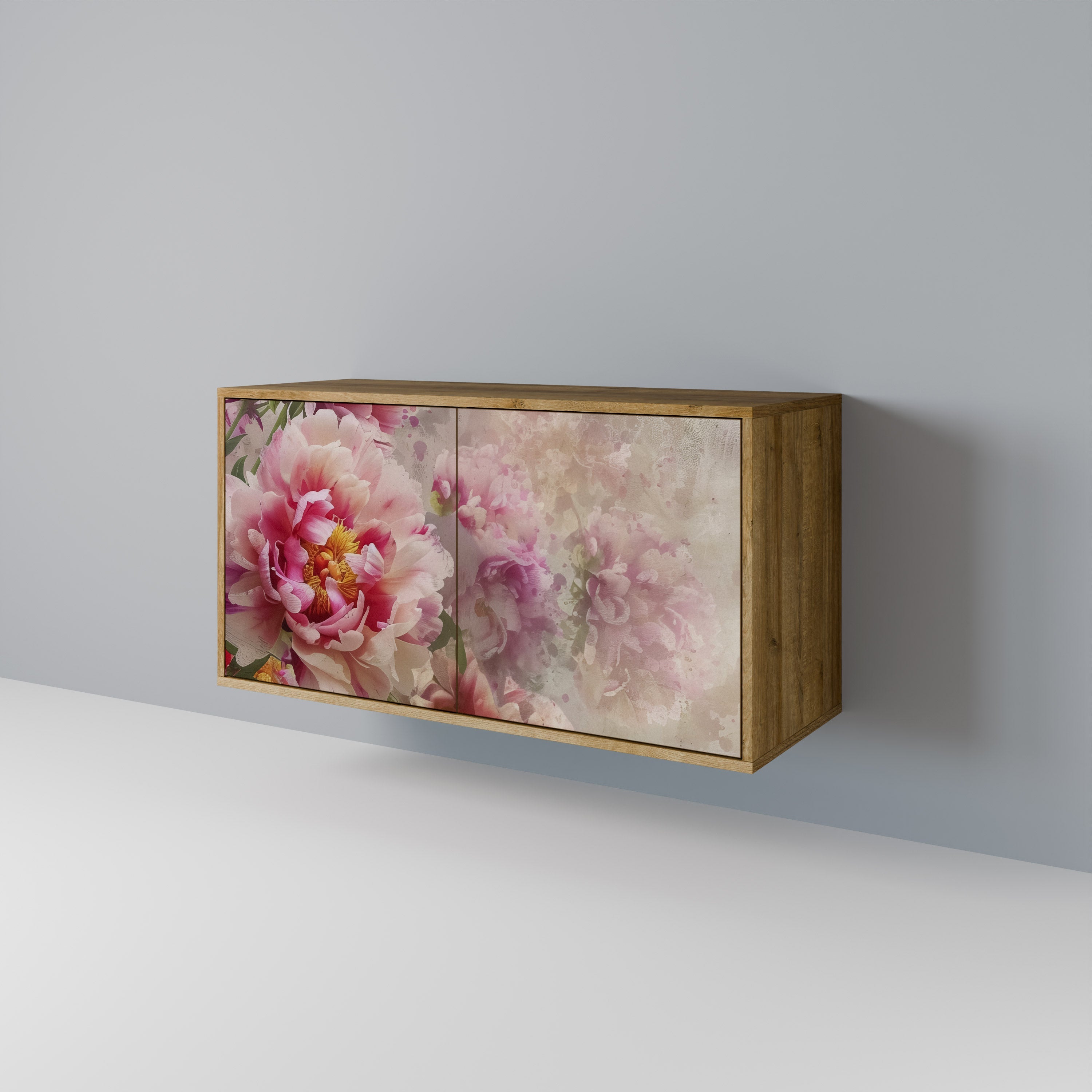PEONY WHISPER 2-Door Sideboard in Oak Effect