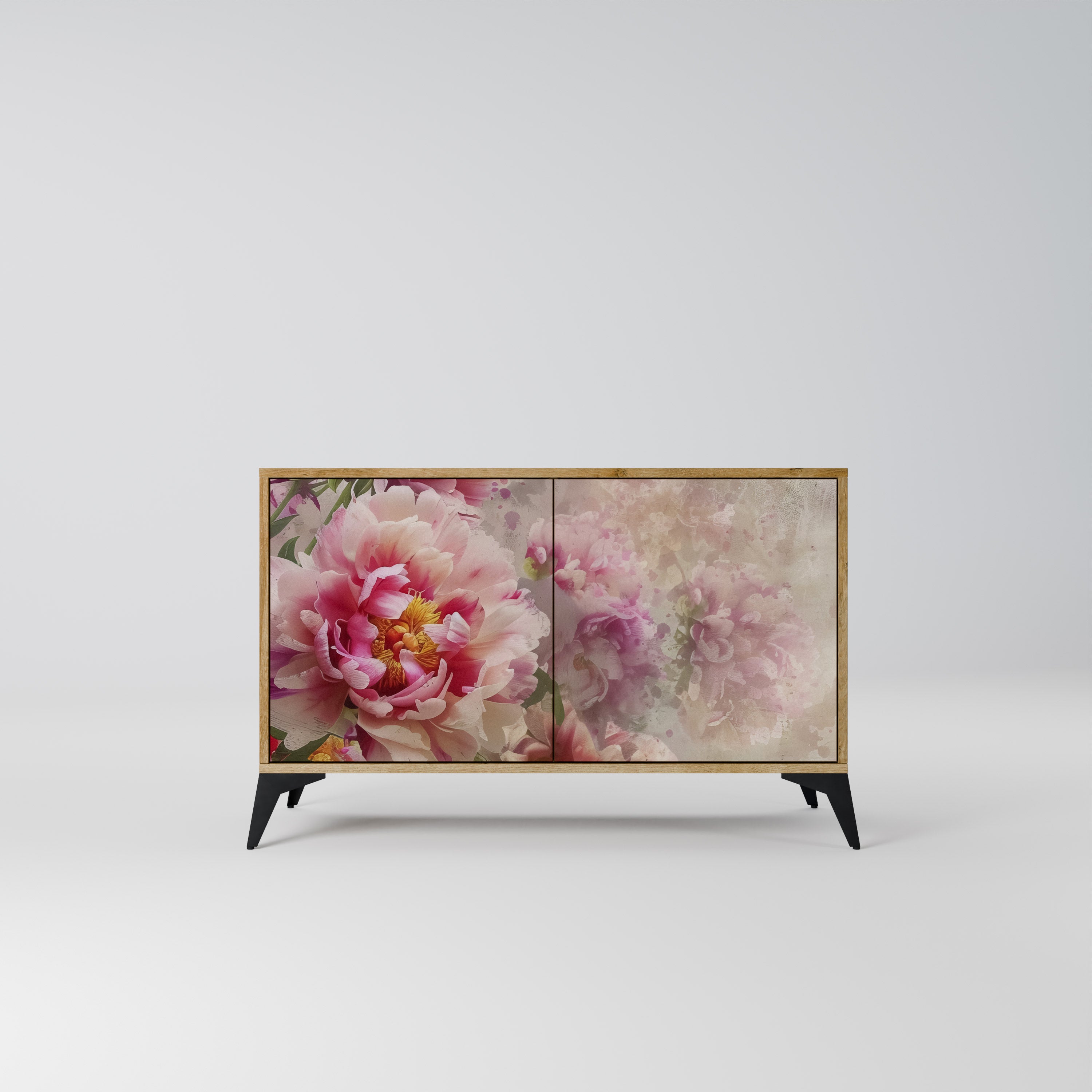 PEONY WHISPER 2-Door Sideboard in Oak Effect