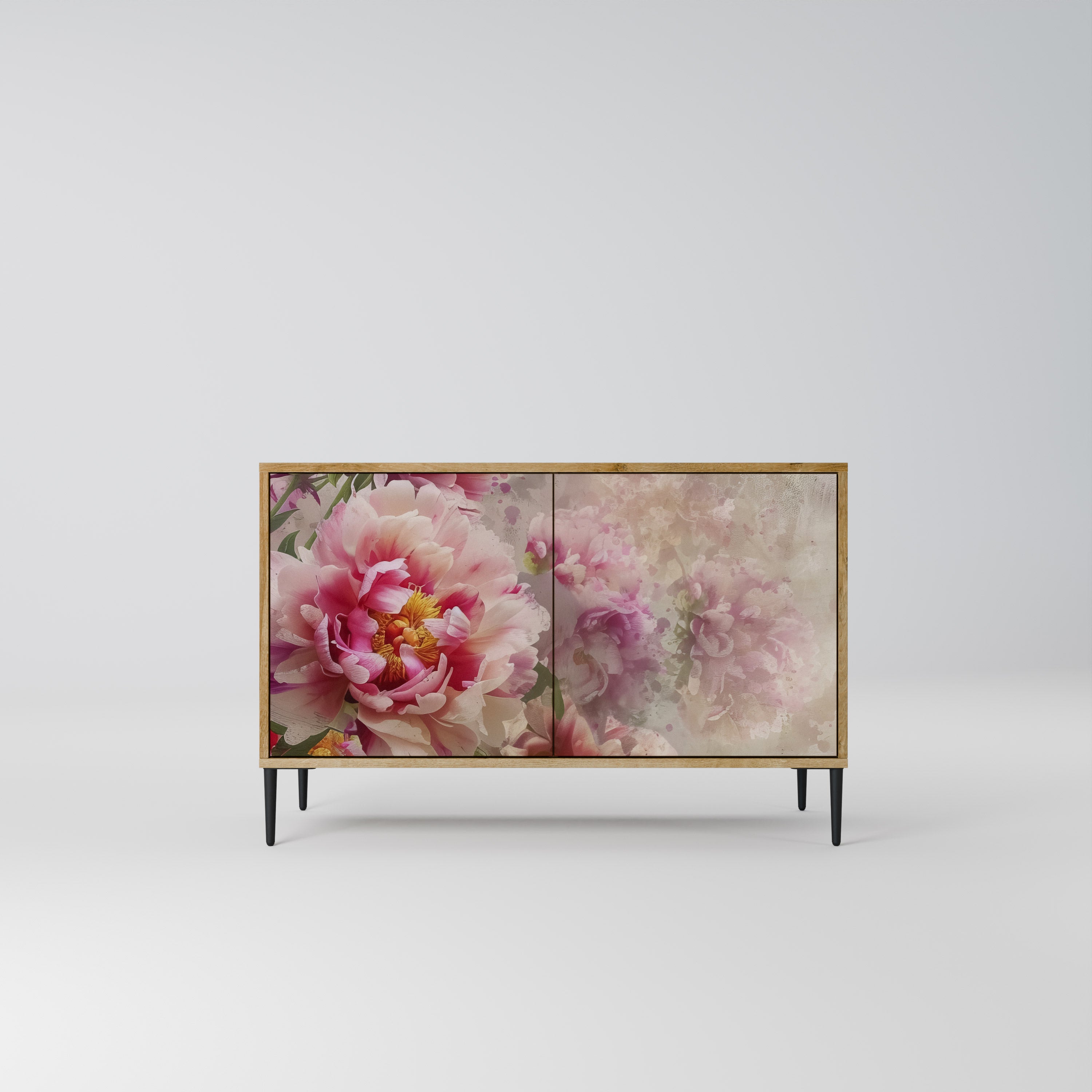 PEONY WHISPER 2-Door Sideboard in Oak Effect