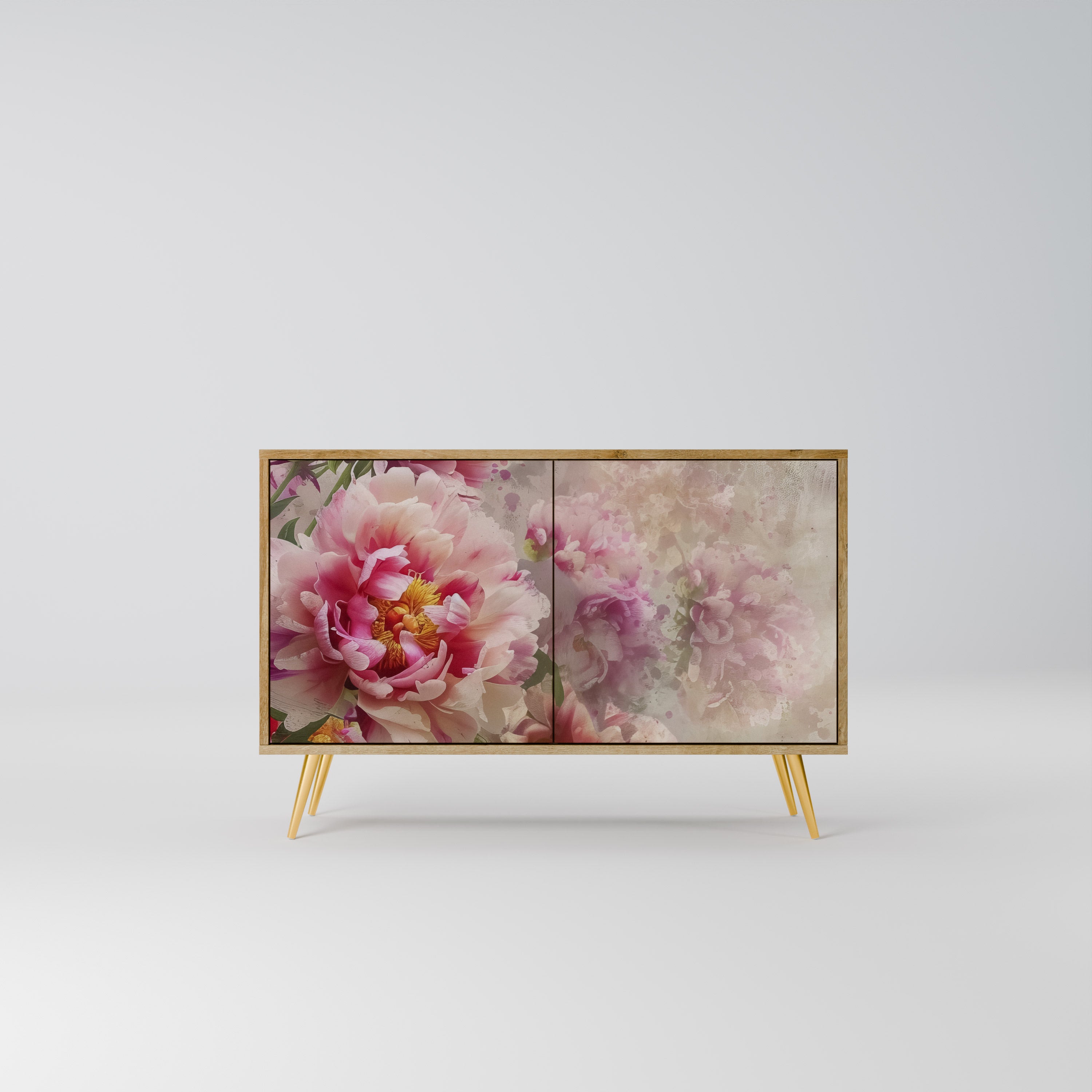 PEONY WHISPER 2-Door Sideboard in Oak Effect