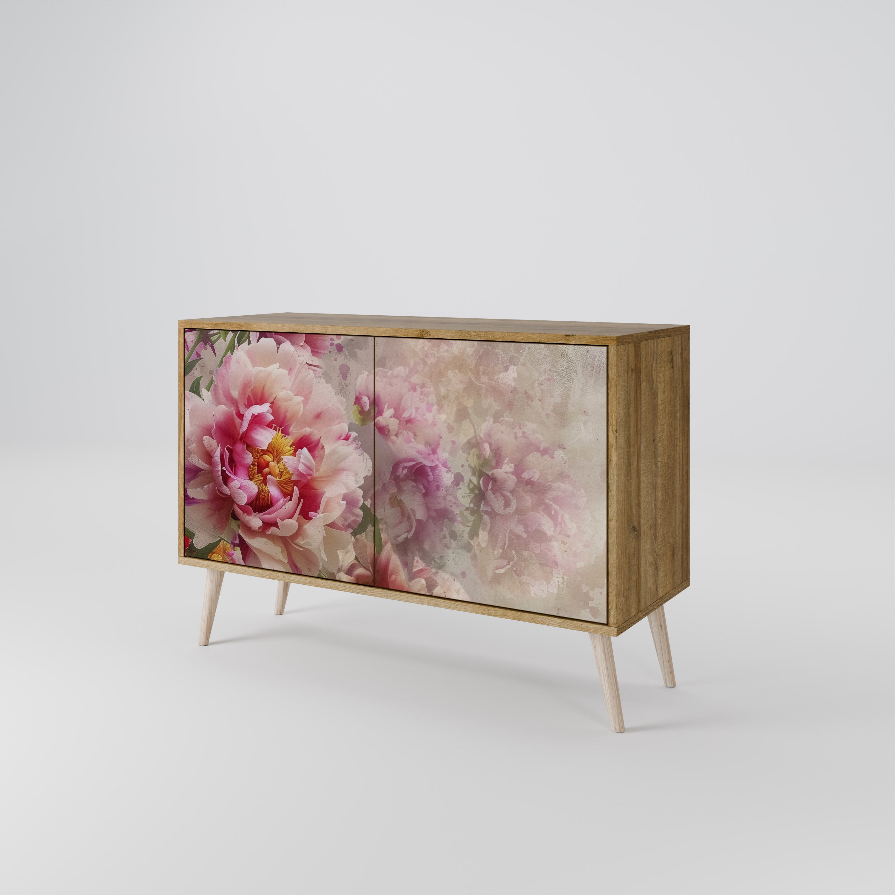 PEONY WHISPER 2-Door Sideboard in Oak Effect
