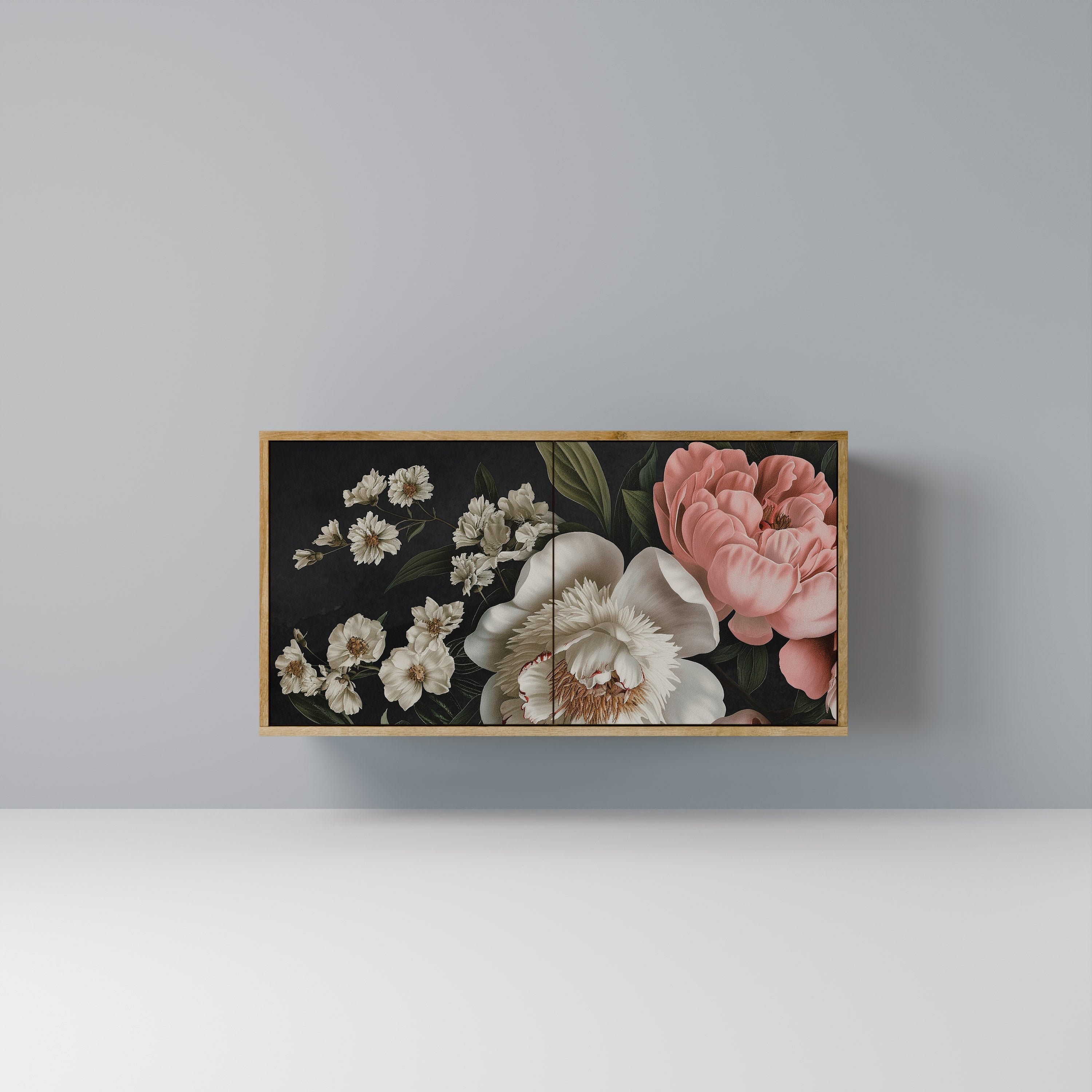 Μπουφές LUSH ELEGANCE με 2 πόρτες σε όψη δρυός