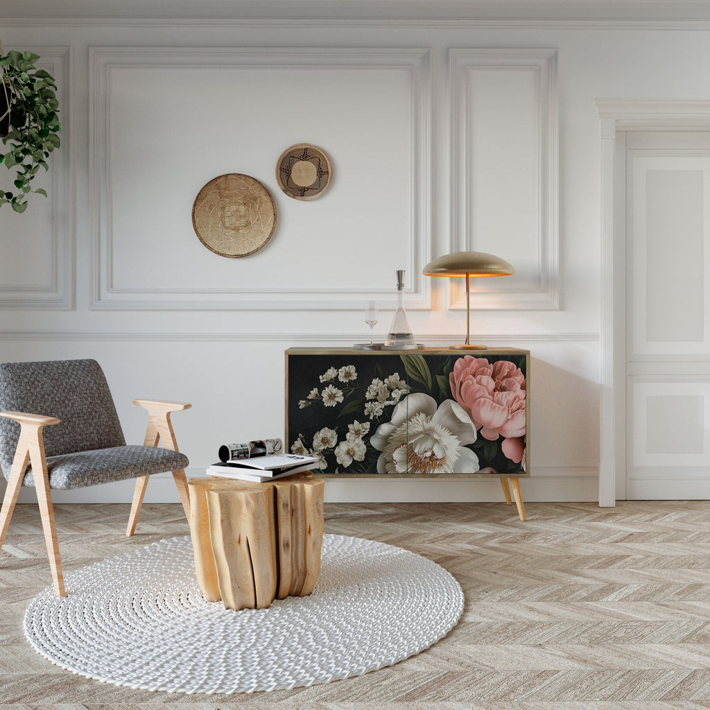Μπουφές LUSH ELEGANCE με 2 πόρτες σε όψη δρυός