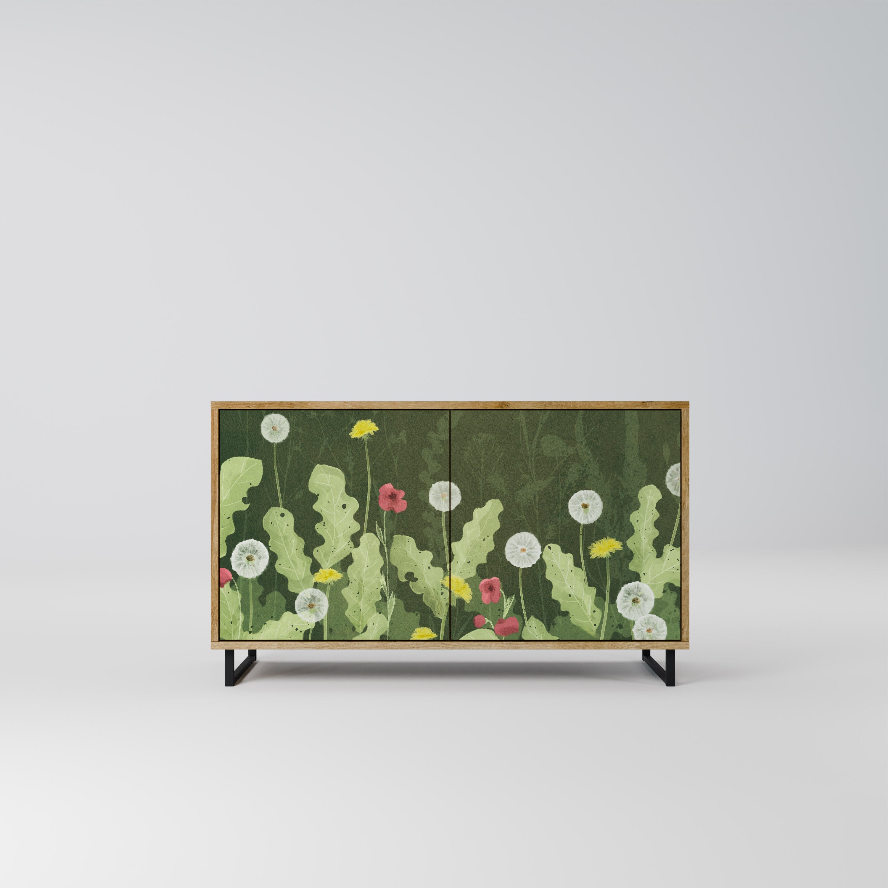 Μπουφές DANDELION AMUSE με 2 πόρτες σε όψη δρυός