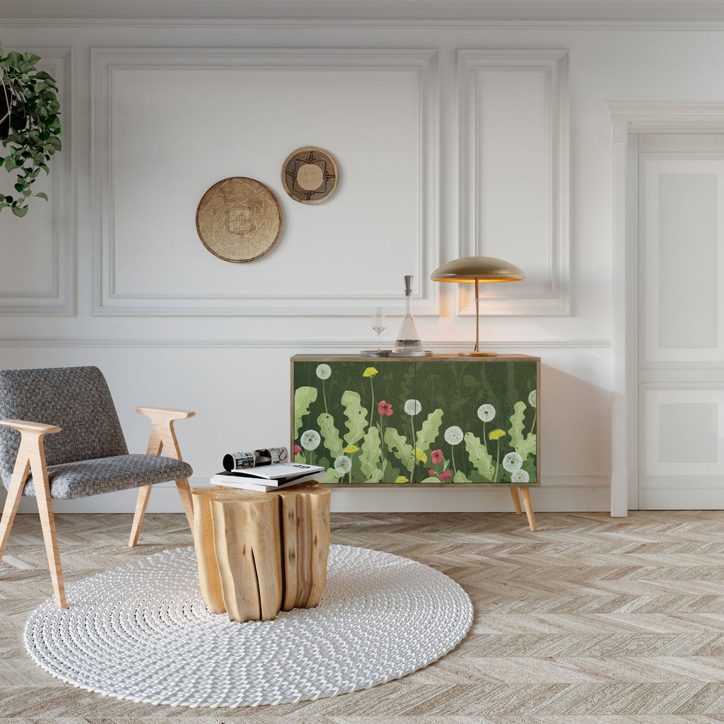 Μπουφές DANDELION AMUSE με 2 πόρτες σε όψη δρυός