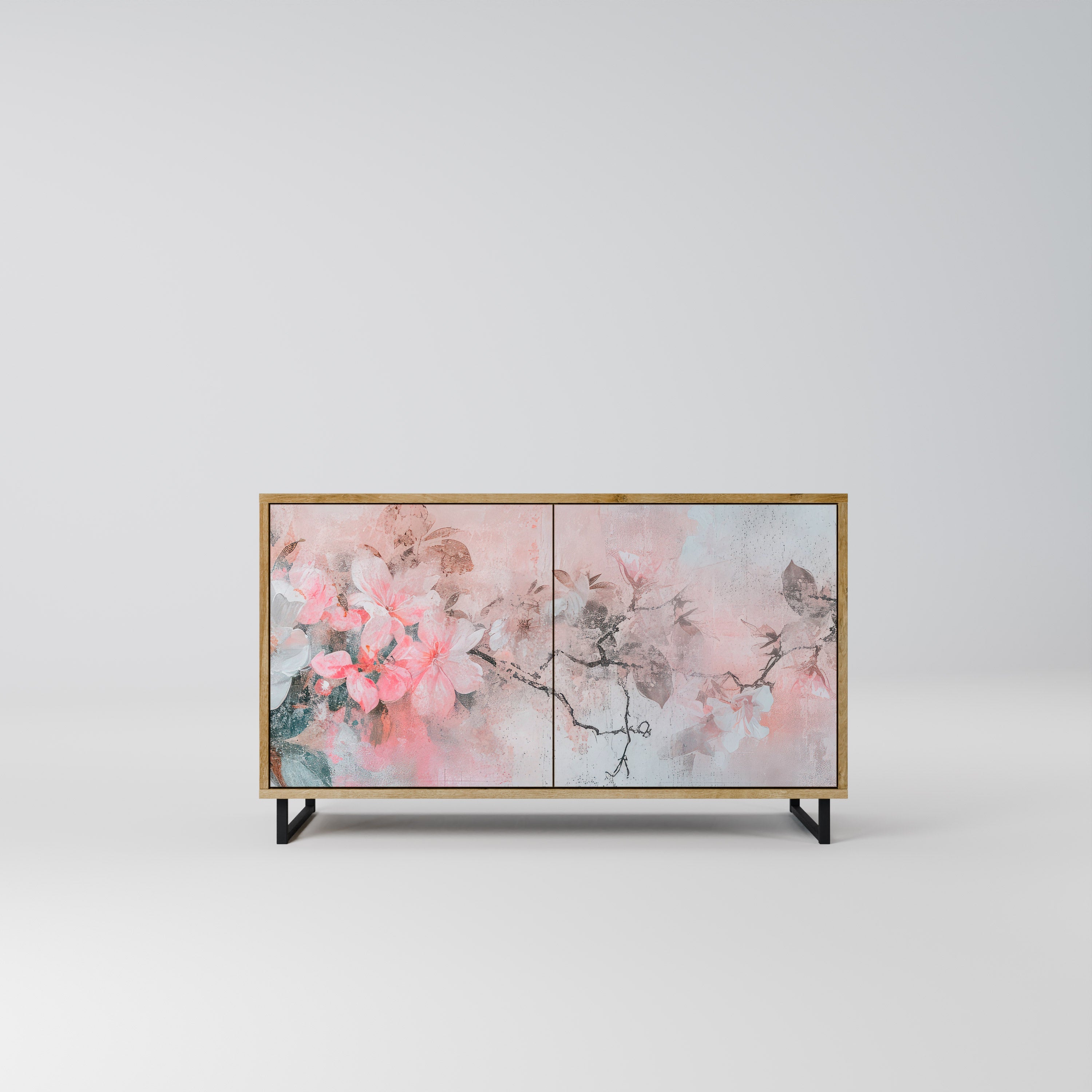 Μπουφές με 2 πόρτες CHERRY BLOSSOM σε όψη δρυός
