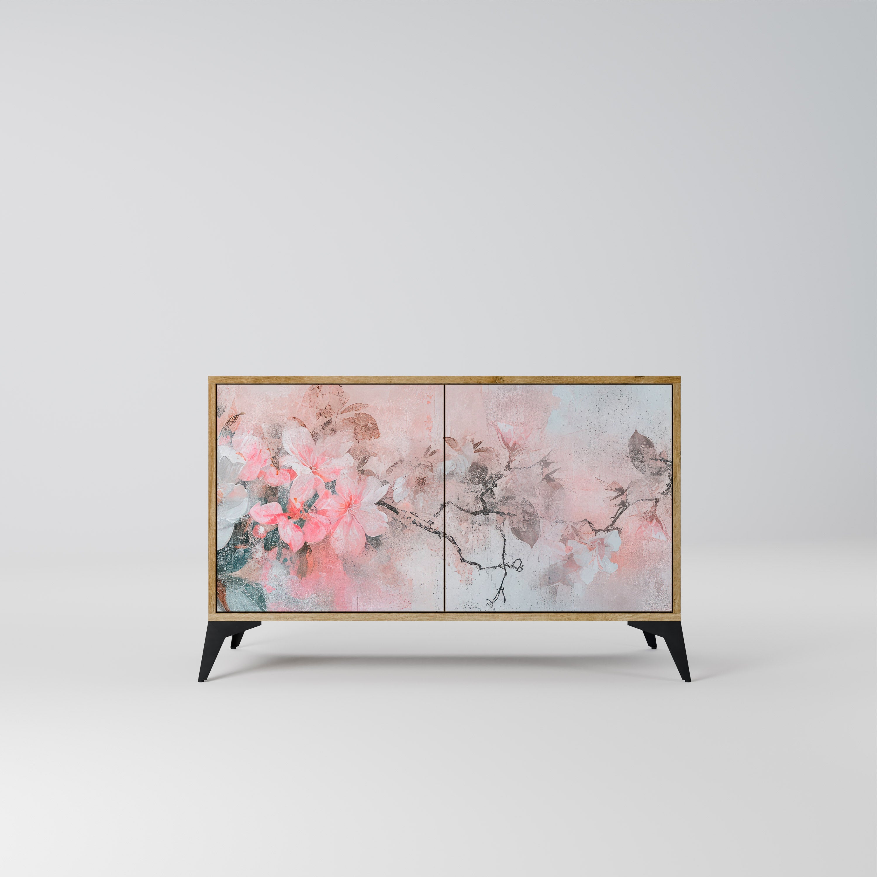 Μπουφές με 2 πόρτες CHERRY BLOSSOM σε όψη δρυός