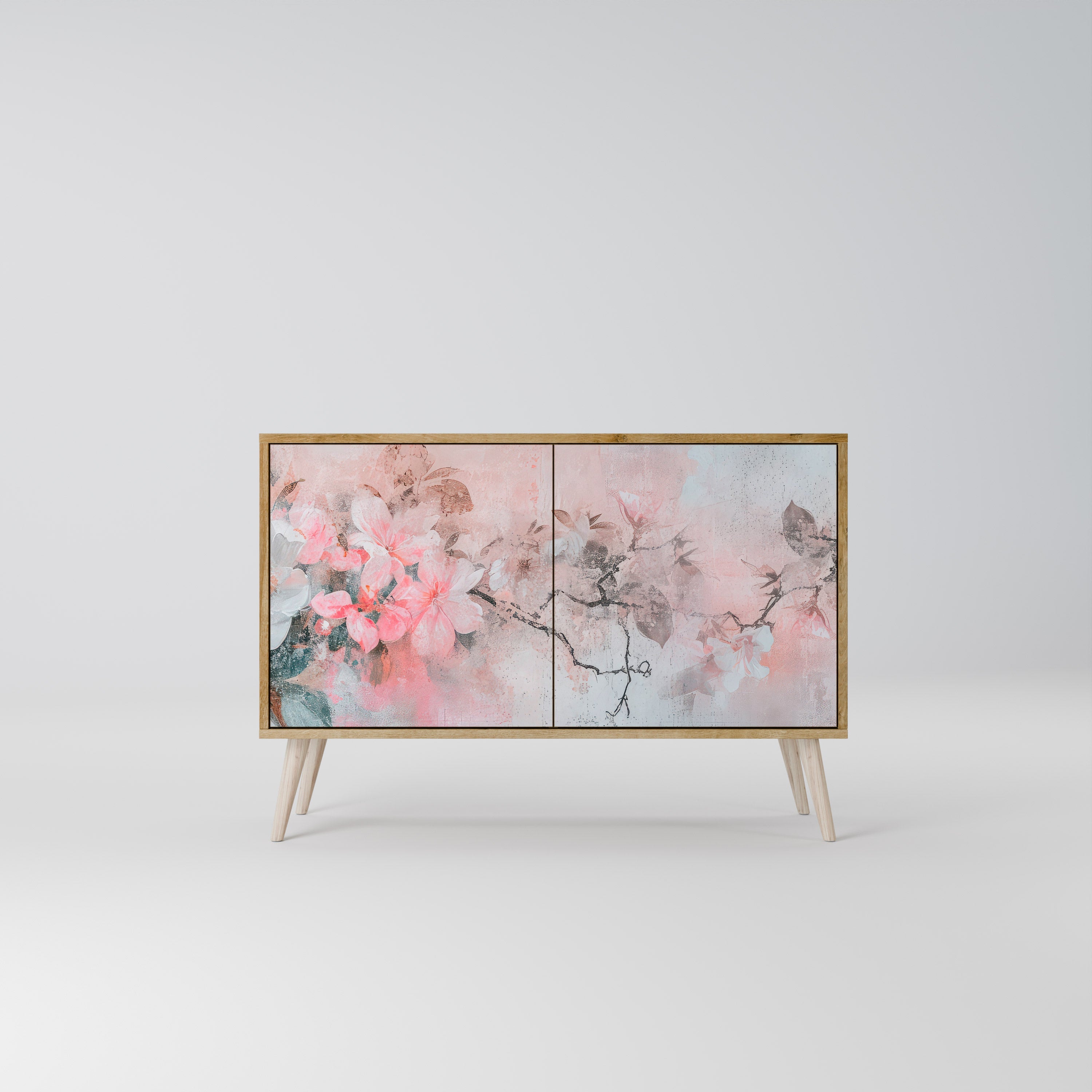 Μπουφές με 2 πόρτες CHERRY BLOSSOM σε όψη δρυός