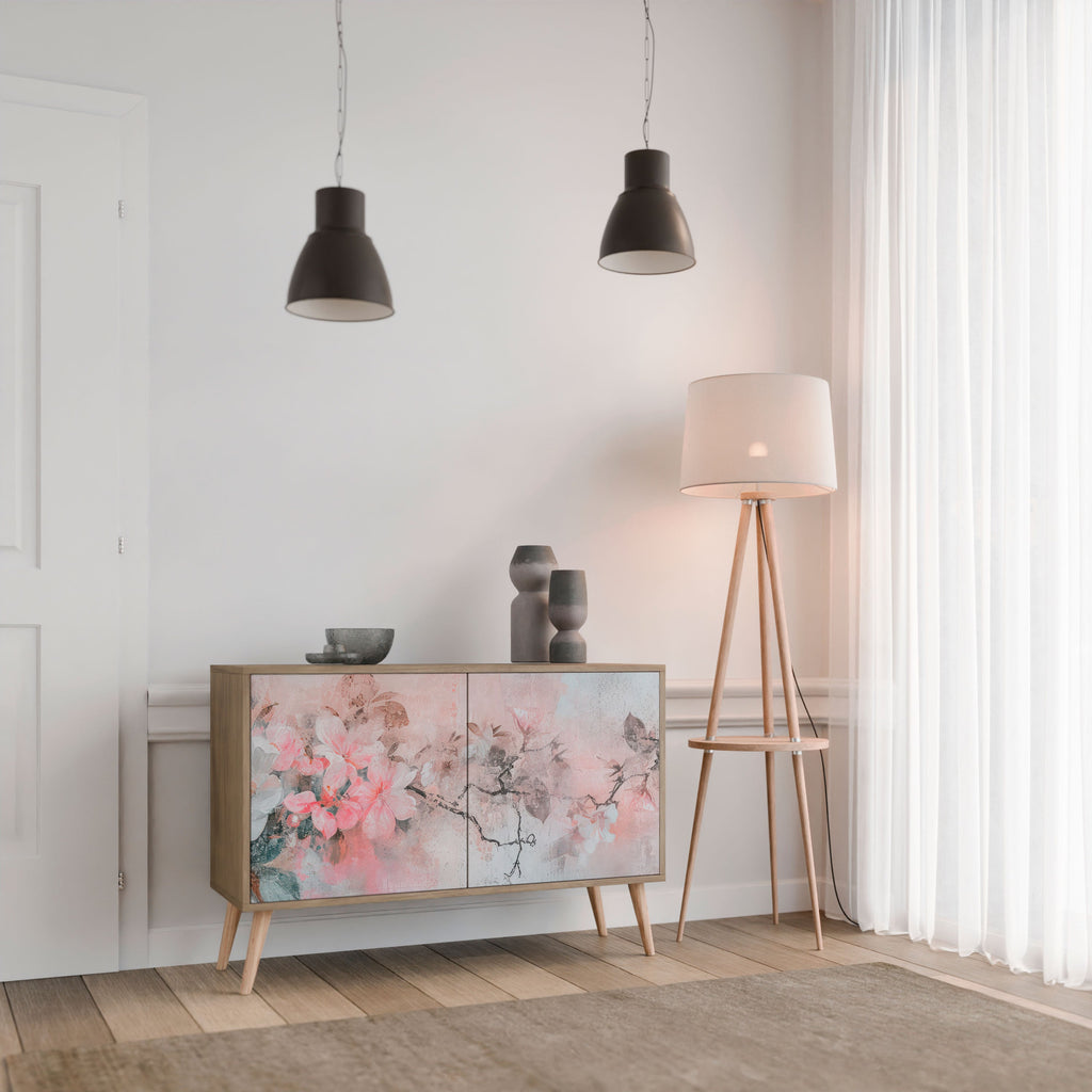 Μπουφές με 2 πόρτες CHERRY BLOSSOM σε όψη δρυός