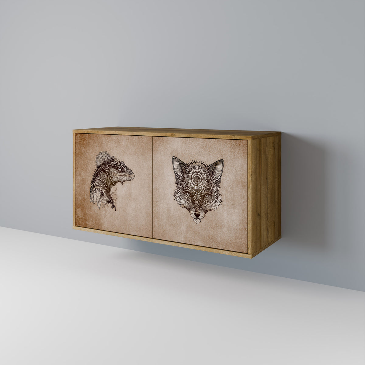 STEAMPUNK CLAN Μπουφές 2-θυρών