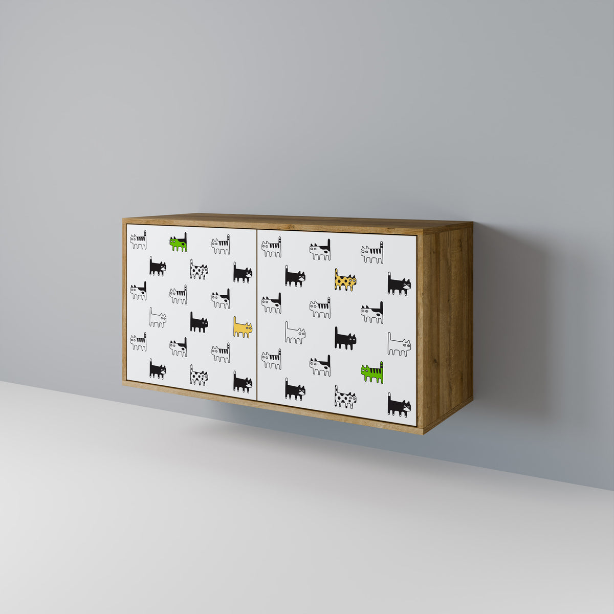 CATS COMPILATION Μπουφές 2-θυρών