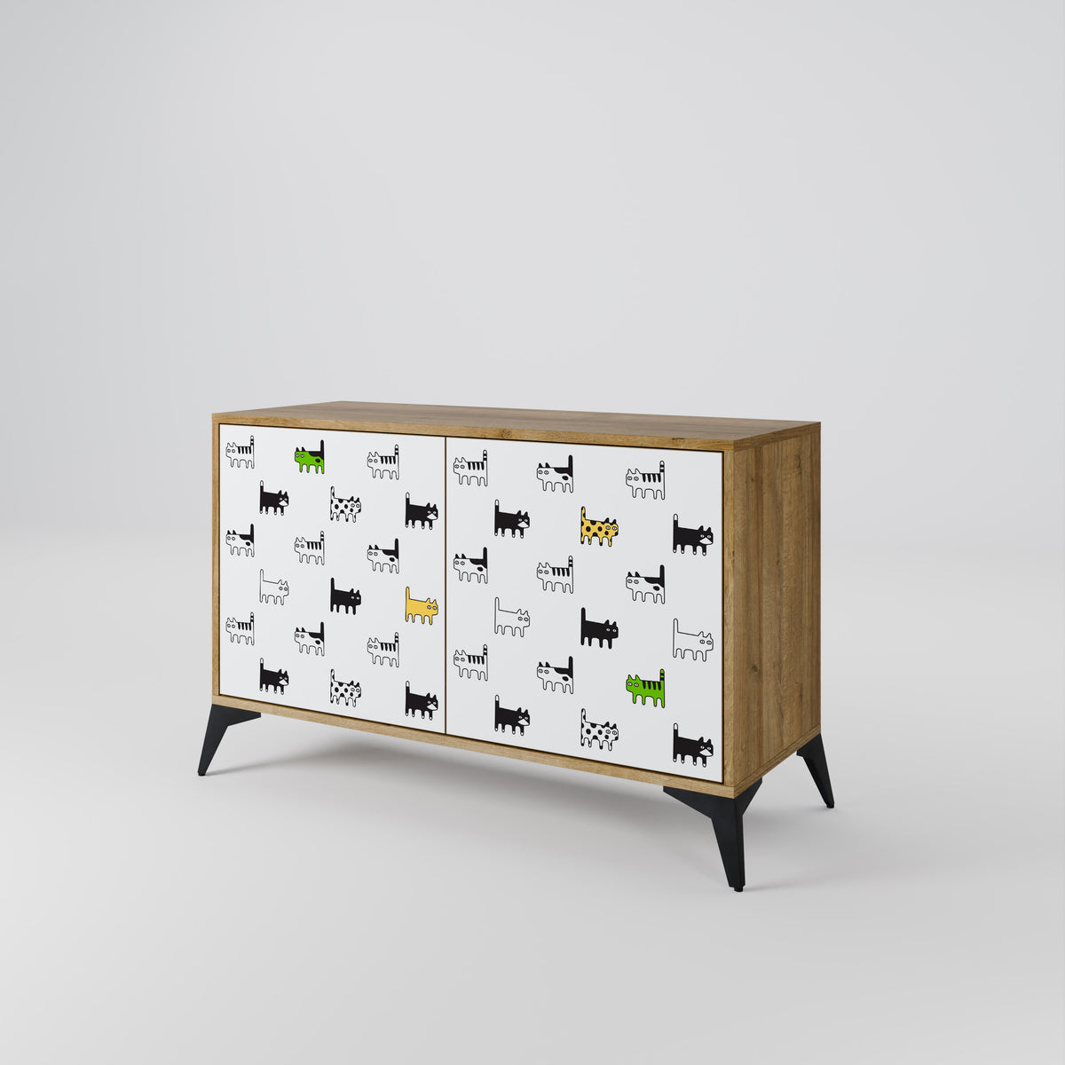 CATS COMPILATION 2-Door Sideboard