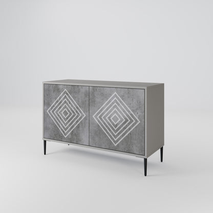 POLYGONAL ARTISTRY Μπουφές 2-θυρών