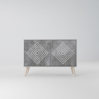 POLYGONAL ARTISTRY Μπουφές 2-θυρών