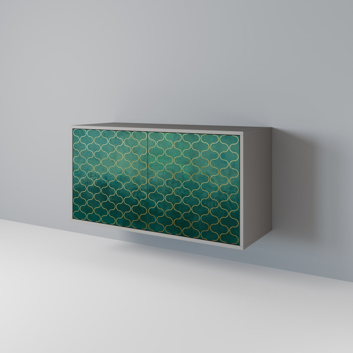 TESSELATED GREENERY 2-Door Sideboard
