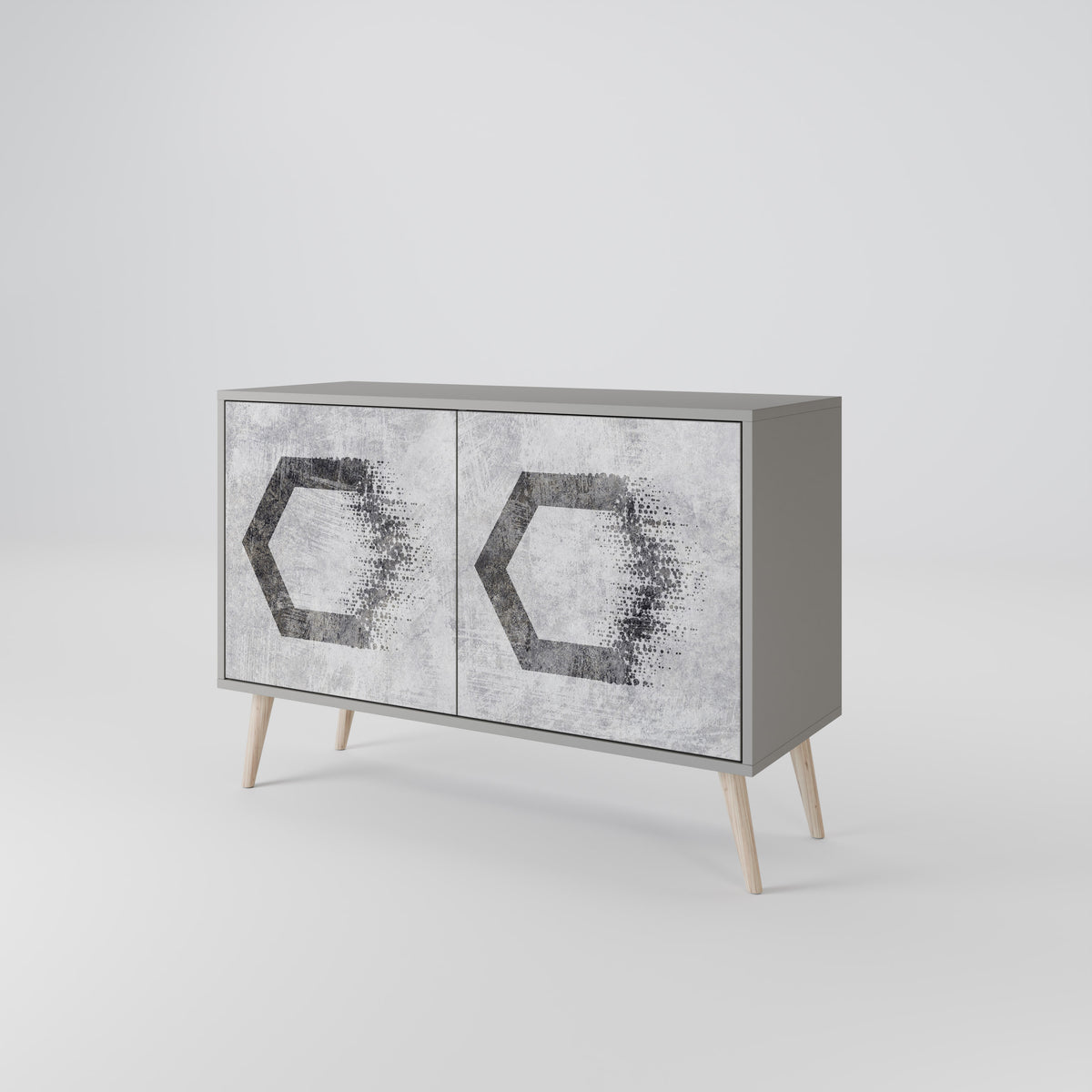 HEXAGONAL FIGURES 2-Door Sideboard