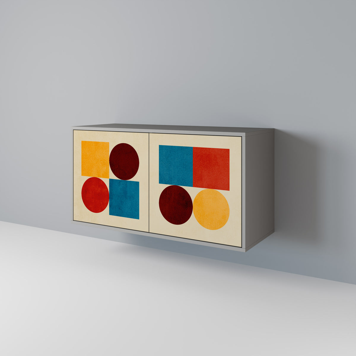 GEOMETRIC PUZZLE Μπουφές 2-θυρών