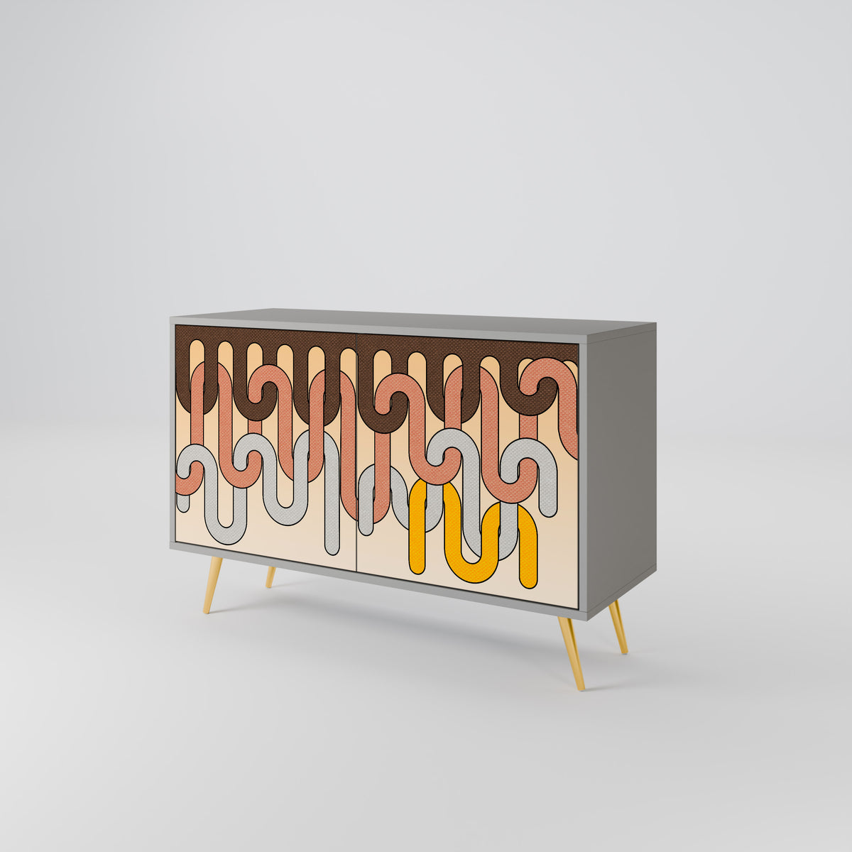 COLORFUL STRINGS 2-Door Sideboard