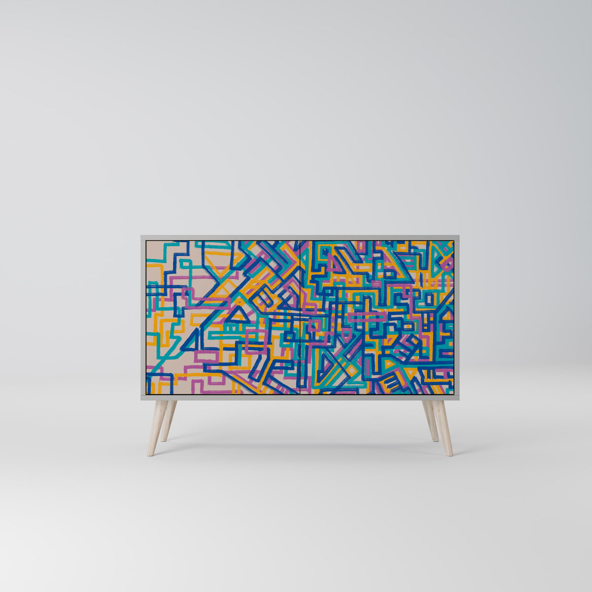 MEMORIES MAP 2-Door Sideboard