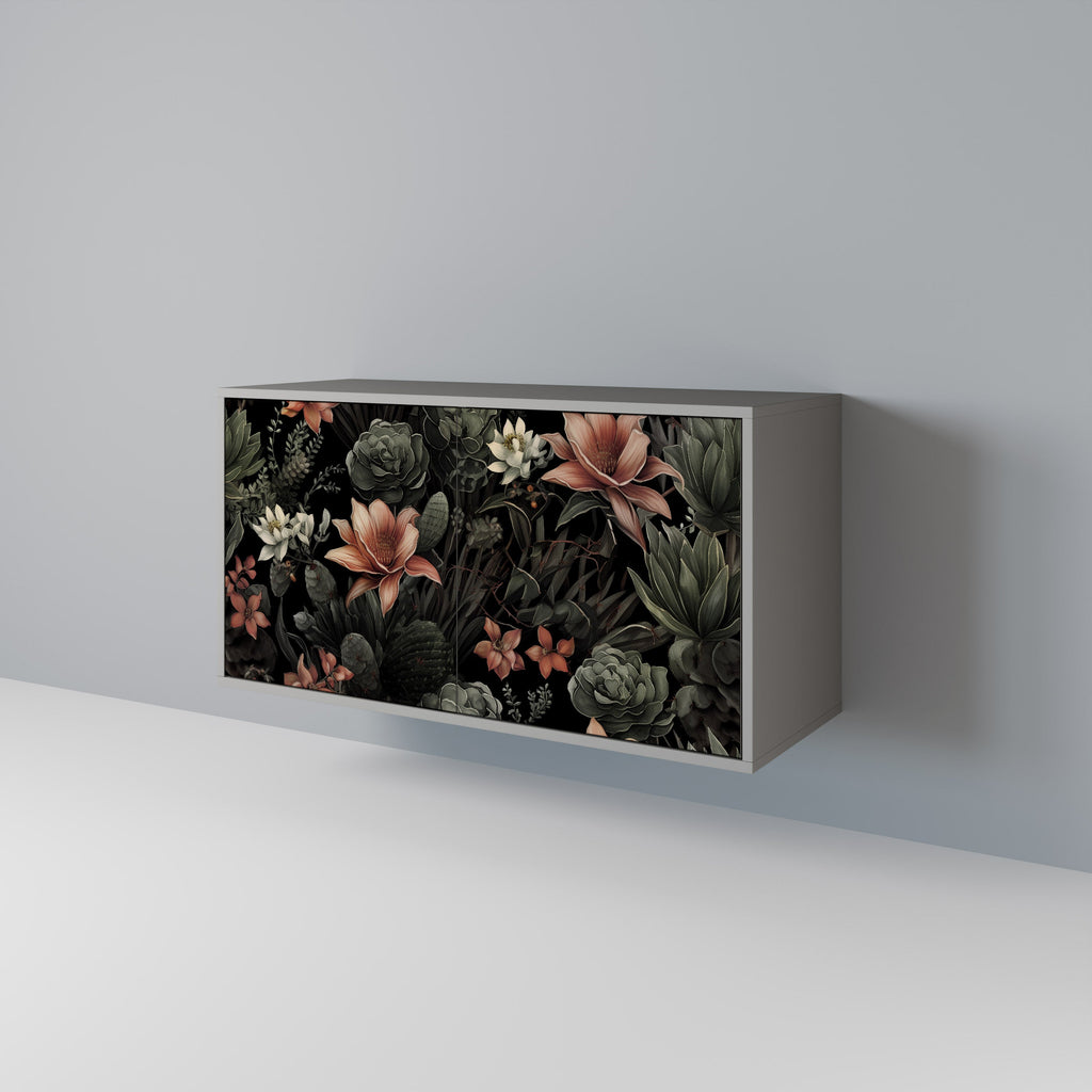 SECRET VERDURE 2-Door Sideboard in Grey Finish