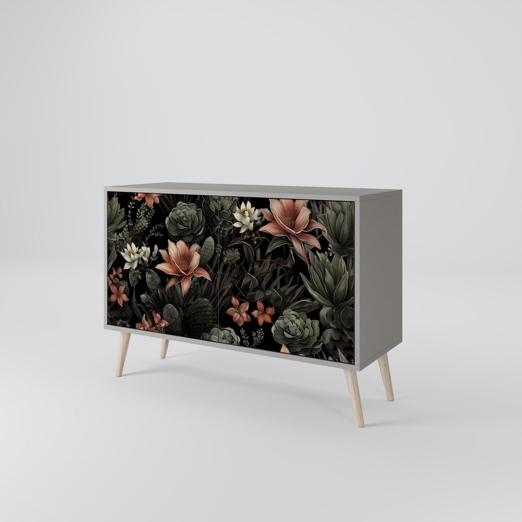SECRET VERDURE 2-Door Sideboard in Grey Finish
