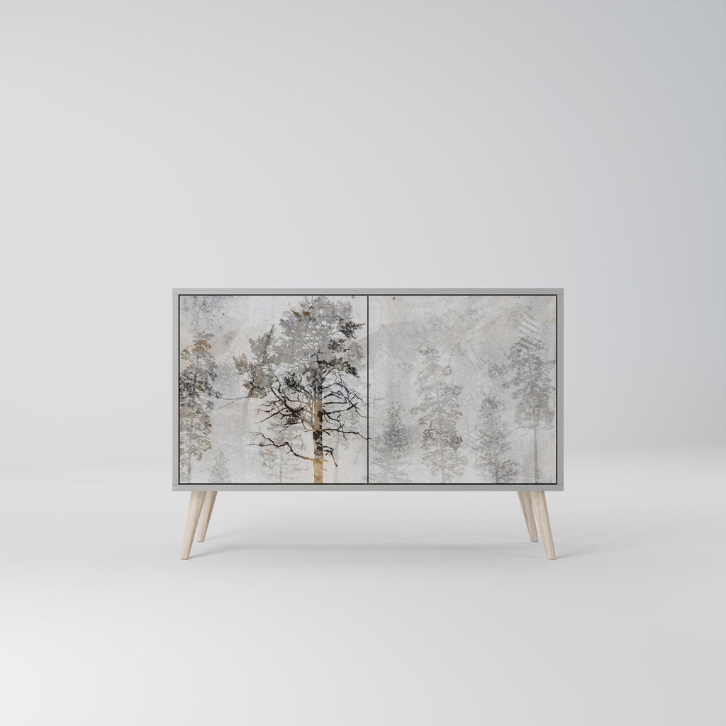 FADE IN THE TREES 2-Door Sideboard in Grey Finish