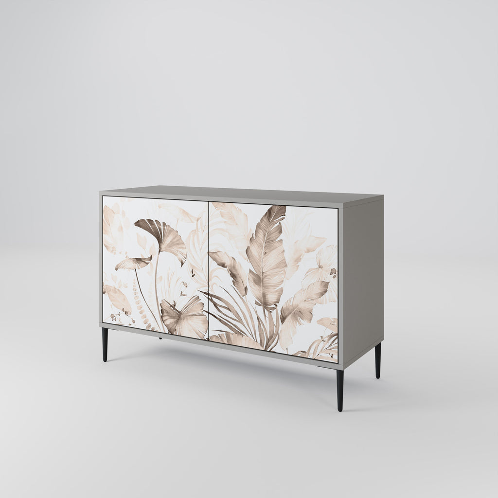 WILD TENDERNESS 2-Door Sideboard in Grey Finish