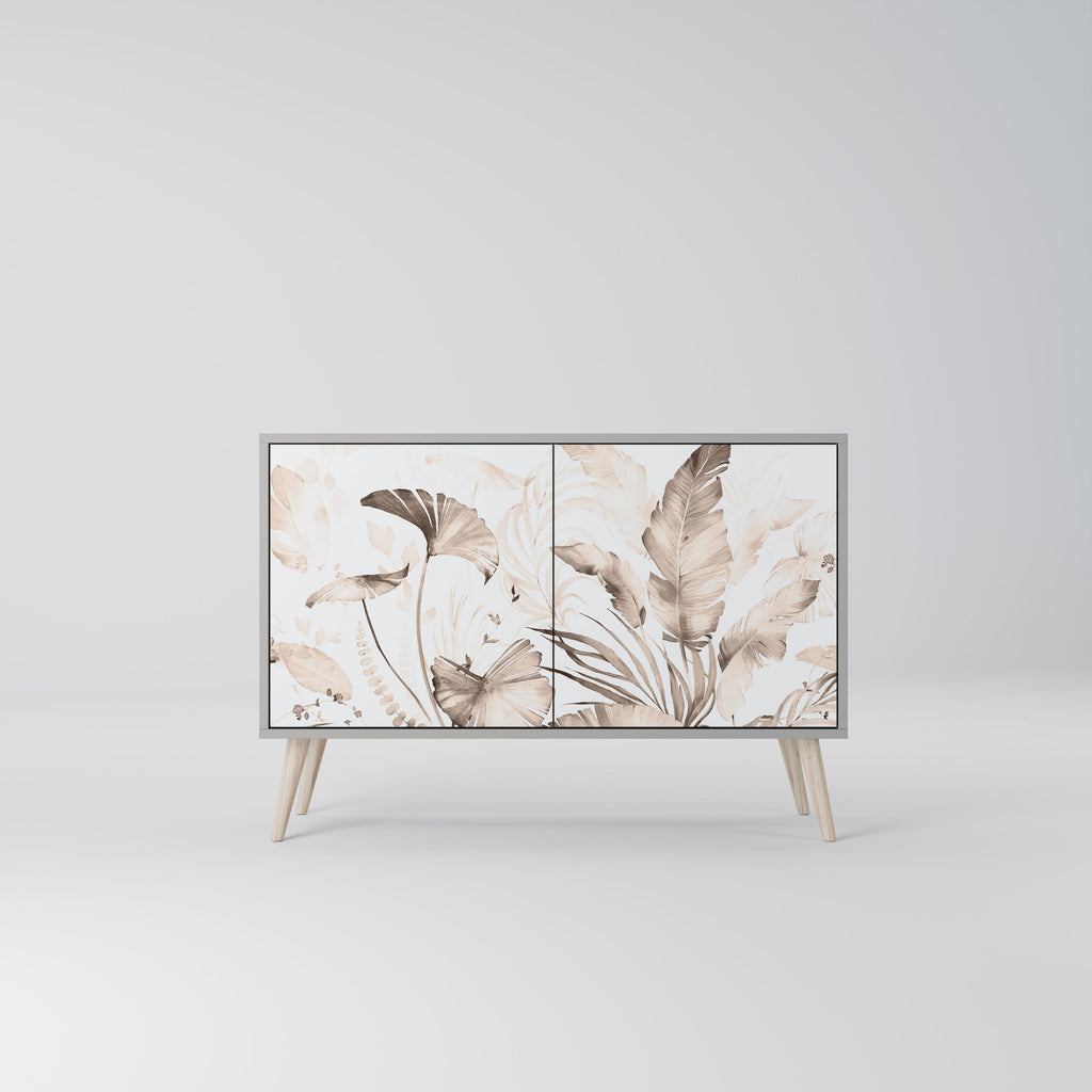 WILD TENDERNESS 2-Door Sideboard in Grey Finish
