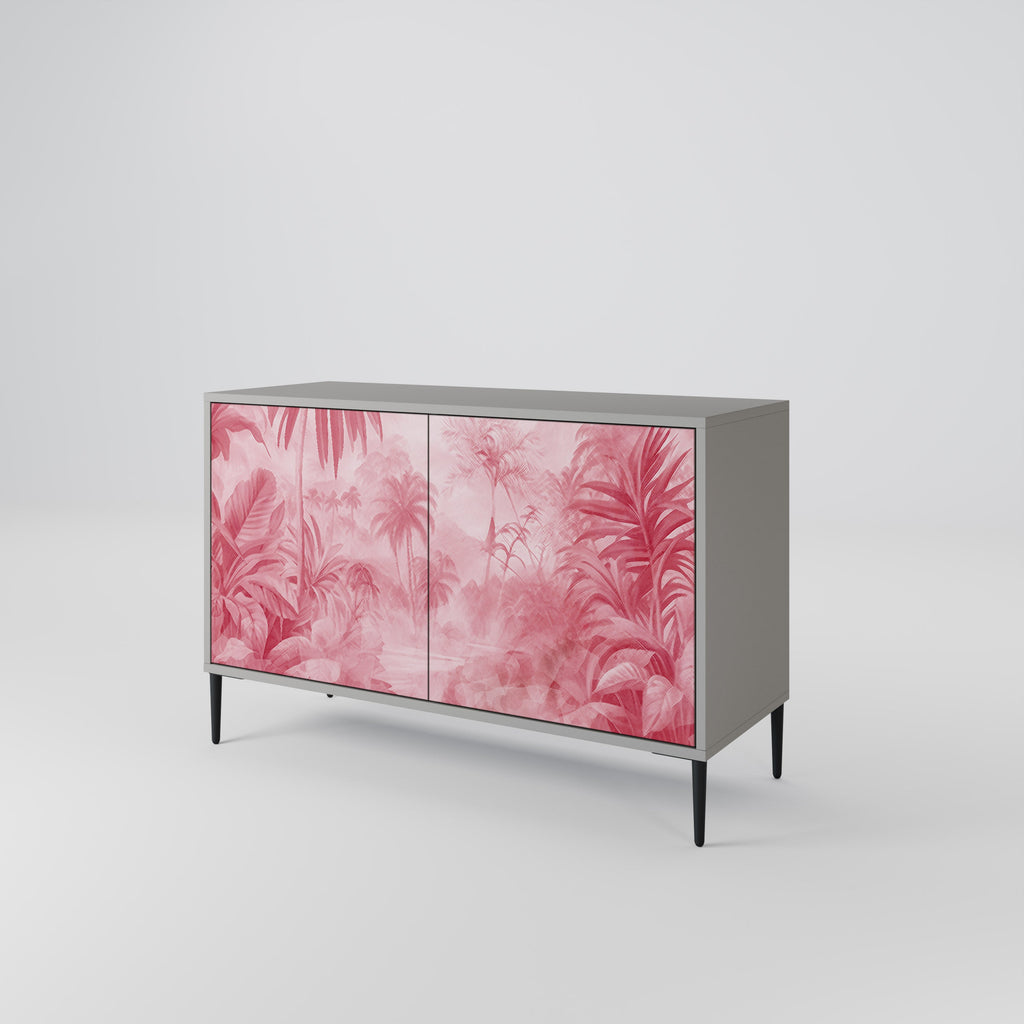 Μπουφές SWEET TROPICS με 2 πόρτες σε γκρι φινίρισμα