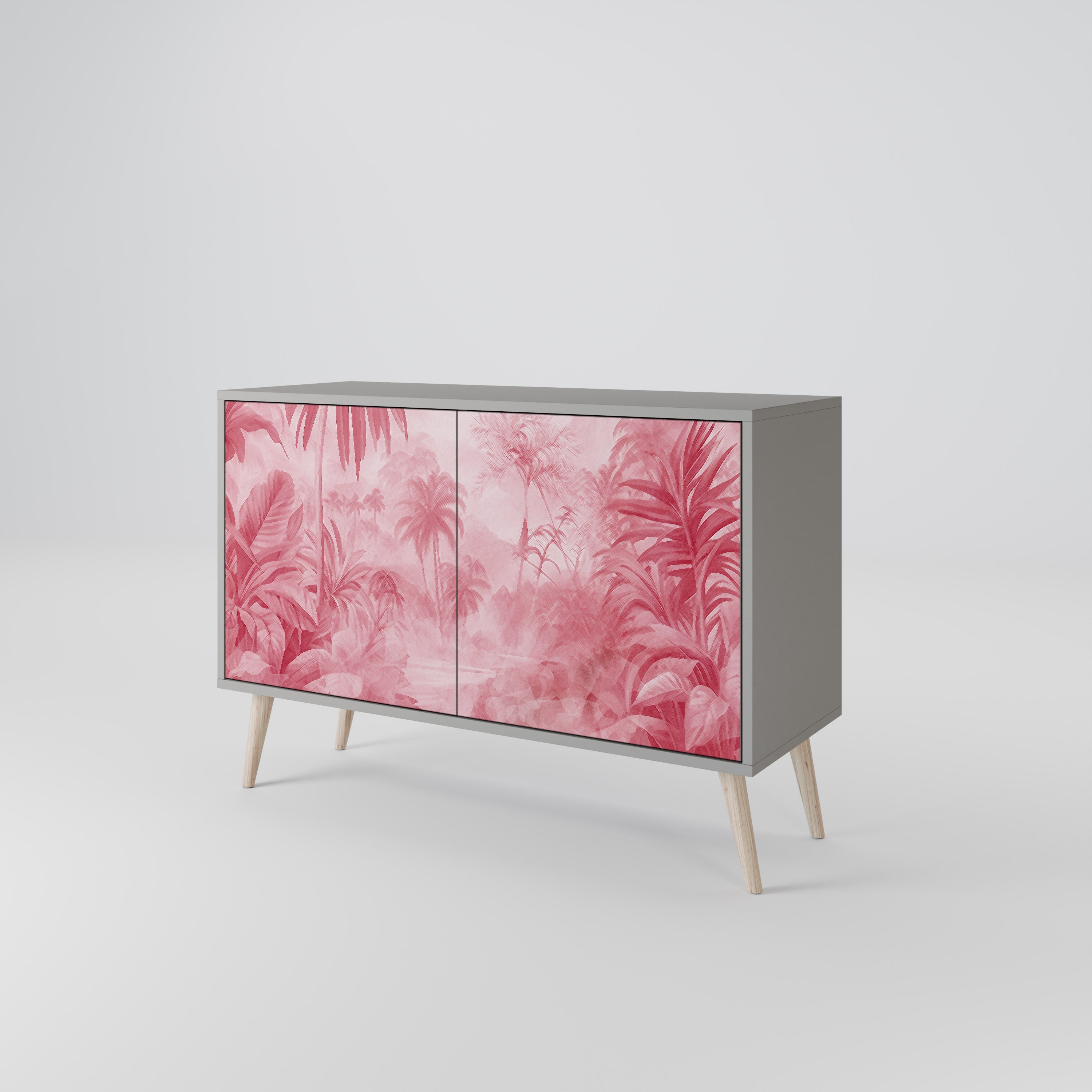 Μπουφές SWEET TROPICS με 2 πόρτες σε γκρι φινίρισμα