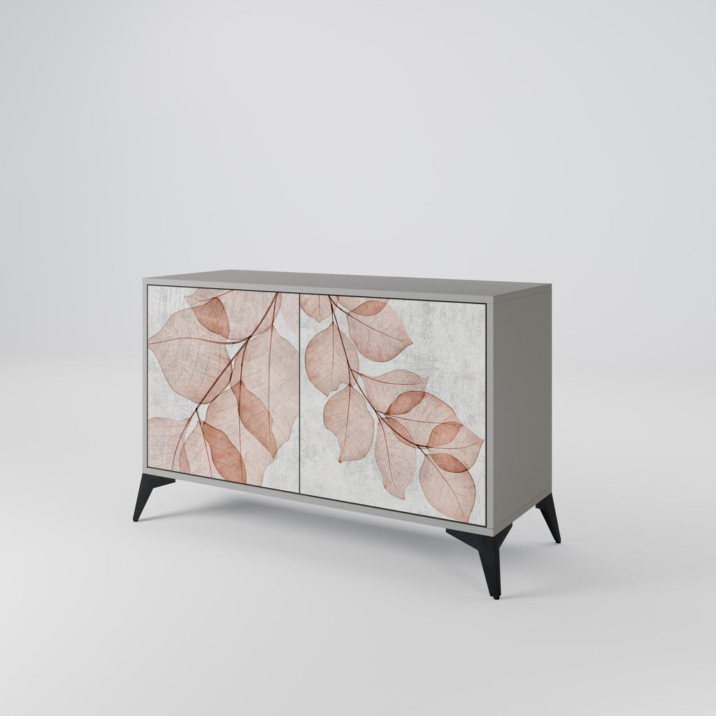 AUTUMN FRAGILITY 2-Door Sideboard in Grey Finish
