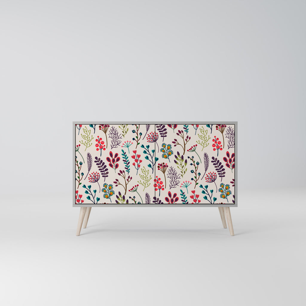 AUTUMN SUNDRIES 2-Door Sideboard in Grey Finish