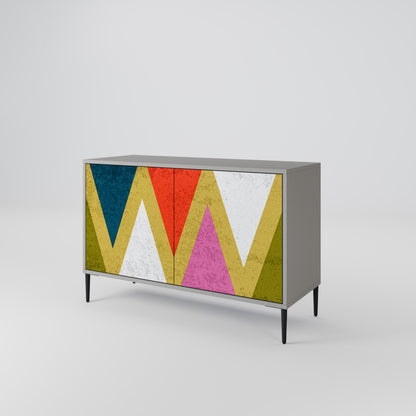 COLORFUL TRIANGLES Μπουφές 2-θυρών