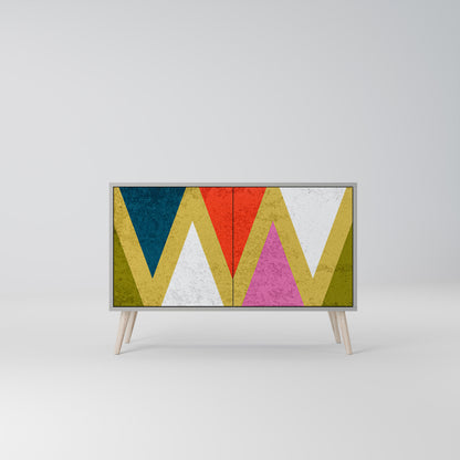 COLORFUL TRIANGLES Μπουφές 2-θυρών