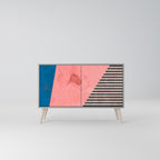 GLAMOROUS STRIPE Μπουφές 2-θυρών