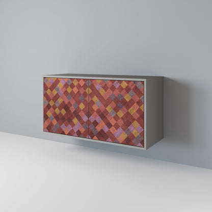 PAINTED SQUARES Μπουφές 2-θυρών