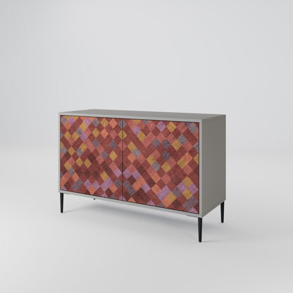 PAINTED SQUARES Μπουφές 2-θυρών