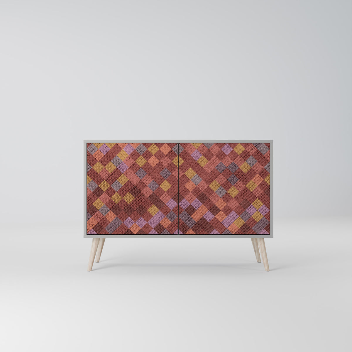 PAINTED SQUARES Μπουφές 2-θυρών