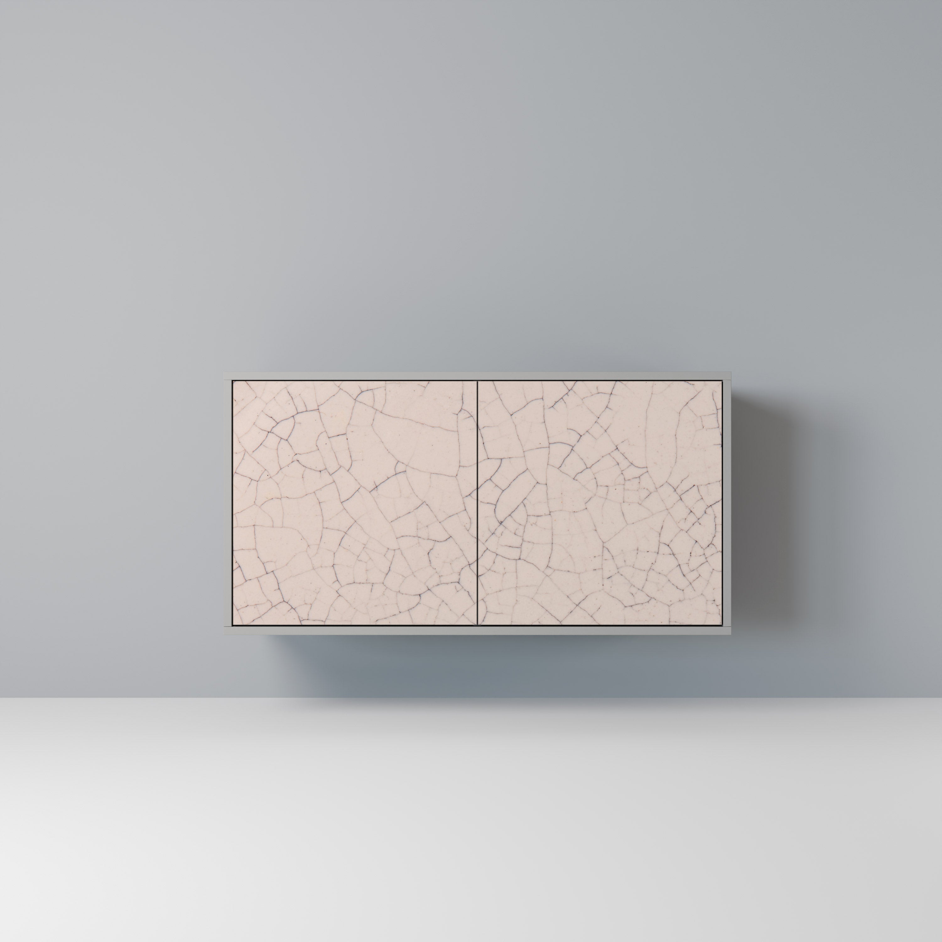Μπουφές 2 θυρών CERAMIC TEXTURE σε γκρι φινίρισμα