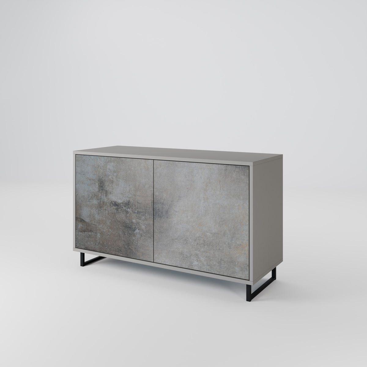 CONCRETE WALL Μπουφές 2-θυρών
