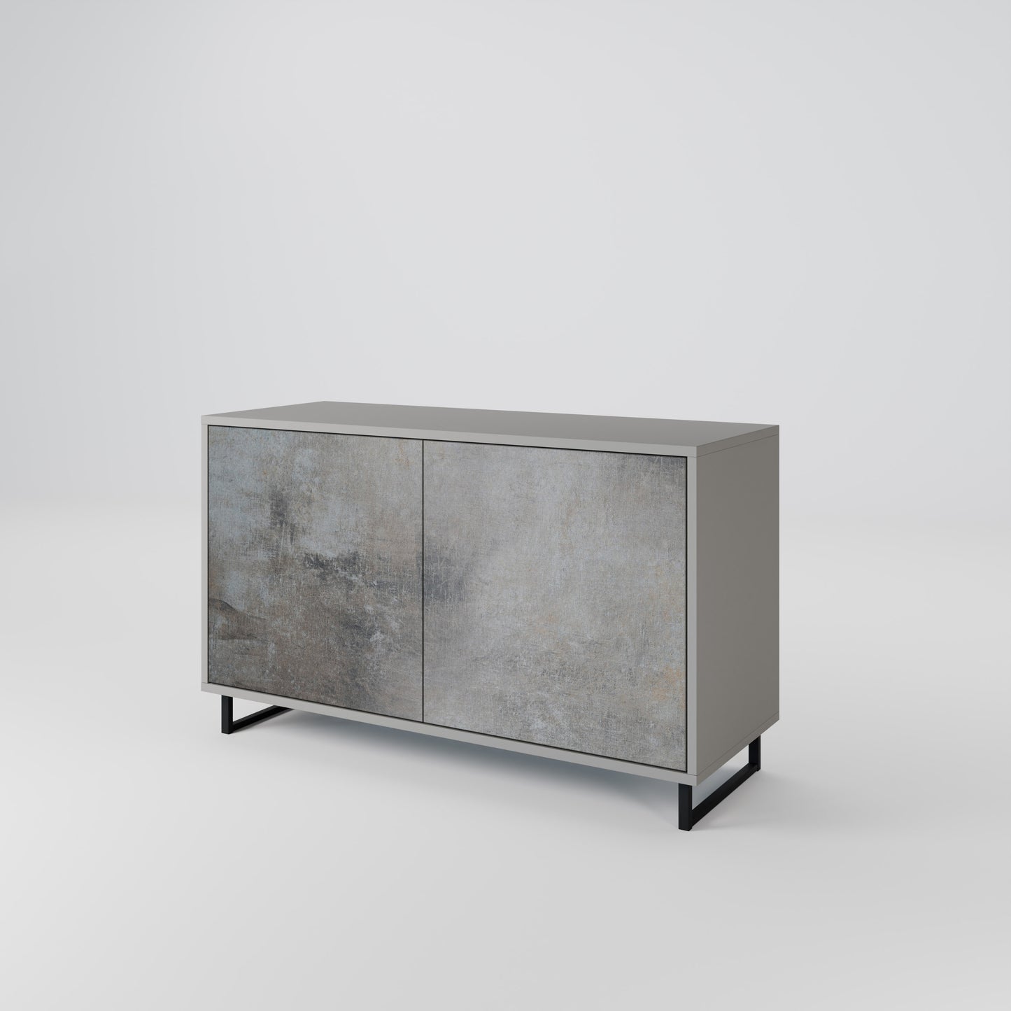 CONCRETE WALL Μπουφές 2-θυρών