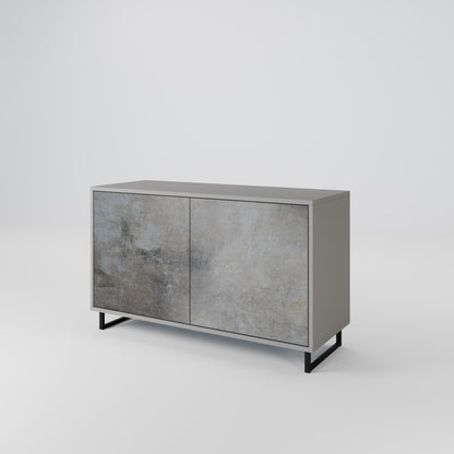 CONCRETE WALL Μπουφές 2-θυρών
