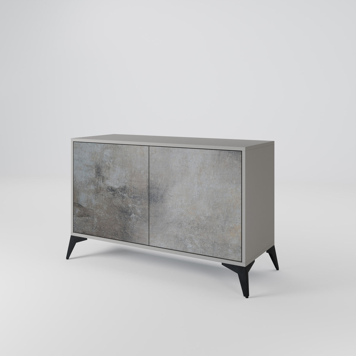 CONCRETE WALL Μπουφές 2-θυρών